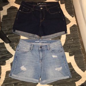 Old navy curvy profile shorts